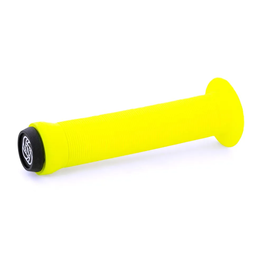 Image of Gusset Sleeper Flanged Grips 147mm Yellow